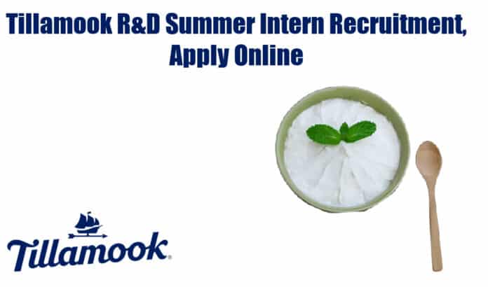 Tillamook R&D Summer Intern