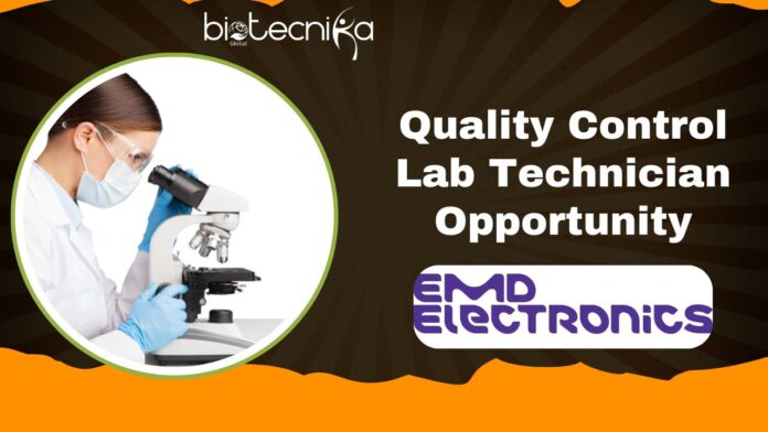 Quality Control Lab Technician Opportunity